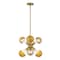 Designers Fountain Gambit 60 Watt 6 Light Brushed Gold Pendant D293M-7P-BG - alternate 1